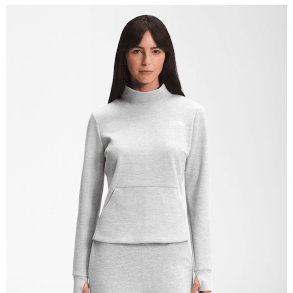 The North Face city standard double knit funnel neck sweater top - Picture 3 of 4